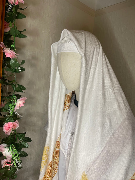 Ismail Collection- White Yemini Shemagh