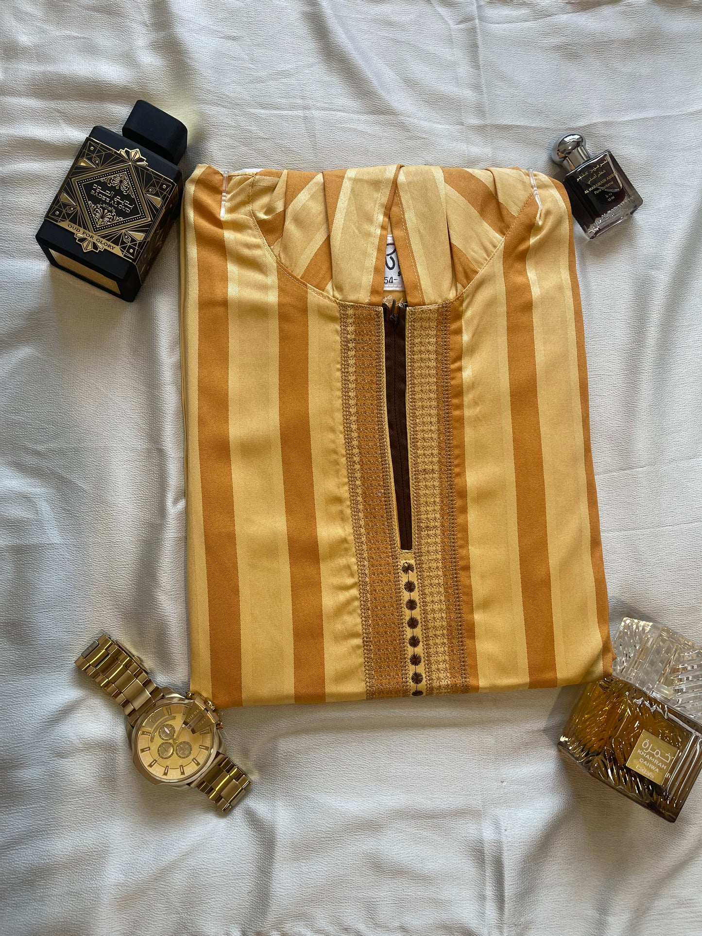 Mustard Moroccan Djellba - Shabaz Collection