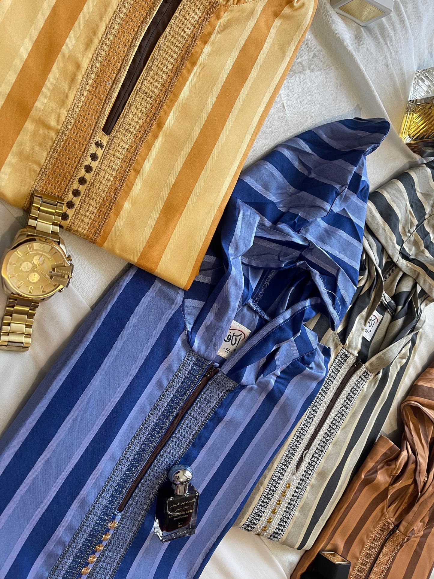 Mustard Moroccan Djellba - Shabaz Collection