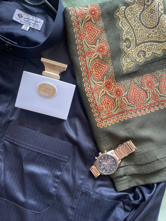 Bundle Emirati Thobe & Yemini Shemagh.